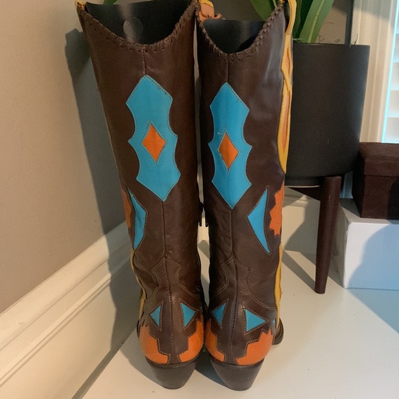 BCBGirls Western Multi Color Boots - Picture 11 of 14